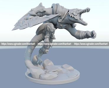 renekton 3D print model from League of Legends