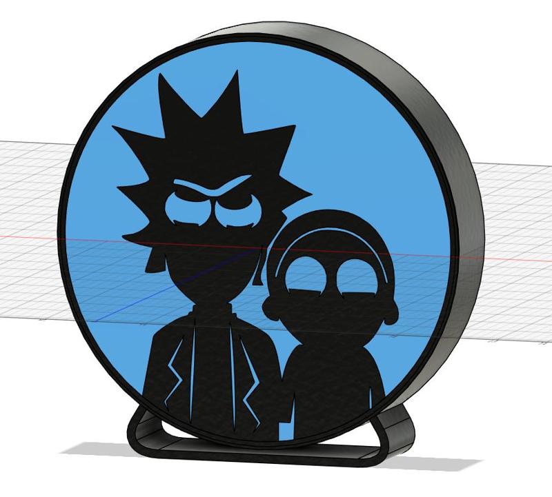 Rick and Morty – LAMP – LIGHTBOX