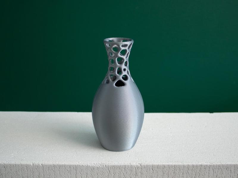 Voronoi Vase for Dried Flowers, Elegant Decoration Vase