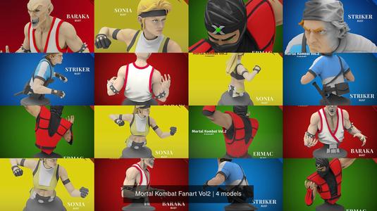 Mortal Kombat Fanart Vol2 3D Model Collection
