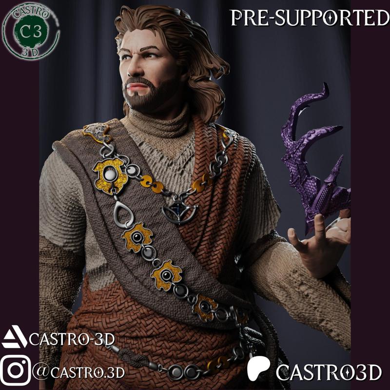 Gale - The Waterdeep Mage - Baldurs Gate 3 Miniature Collection