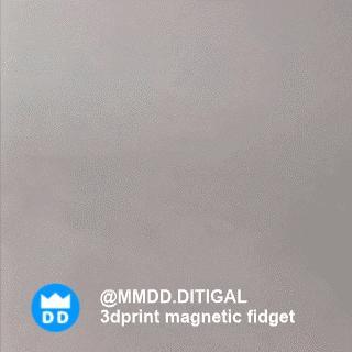 Yin yang magnetic fidget