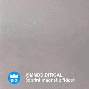 Yin yang magnetic fidget