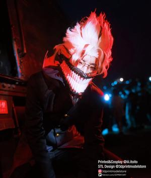 Dandadan Okarun Mask – Dan Da Dan Hollow Skull – Anime, Cosplay, Props – Granny Turbo