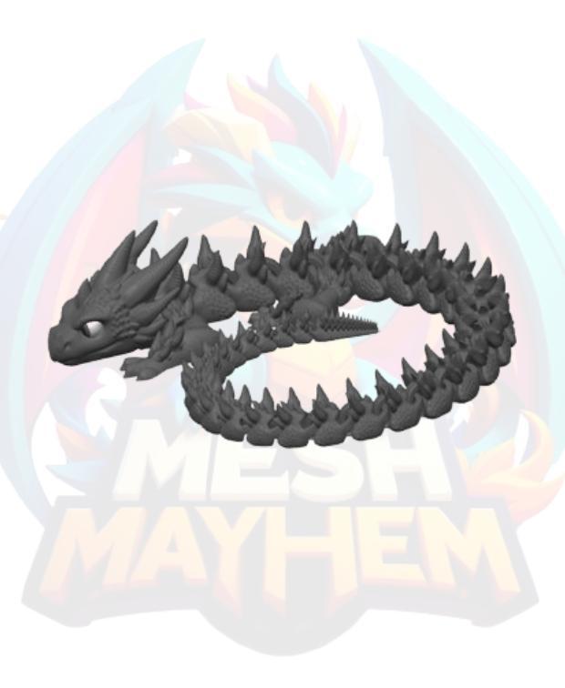Aetheris Articulated Dragon Mesh Mayhem.stl