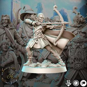 Legolas The Hobbit The Lord of the Rings LOTR 32mm Pre-supported