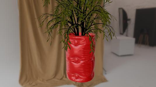 Pillow Vase / Planter Mod 2
