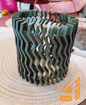 Planter Pot 3 – laser cut style
