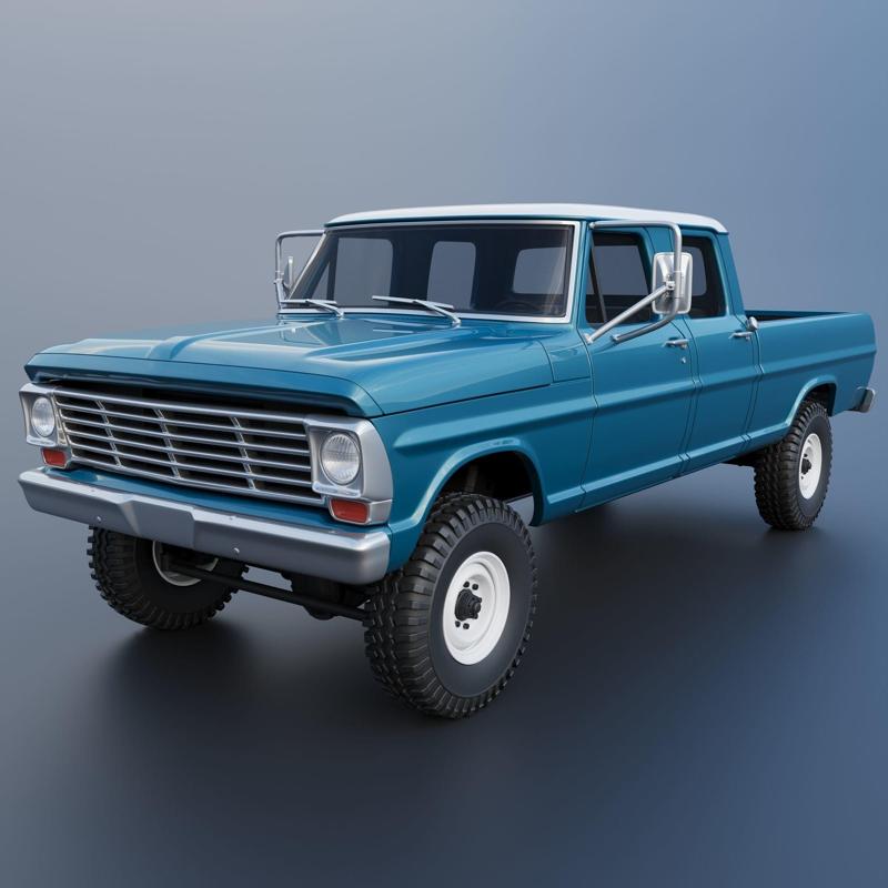 Pickup Truck F250 Crew Cab 1969