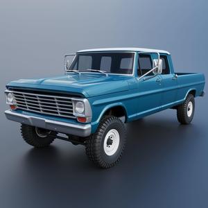 Pickup Truck F250 Crew Cab 1969