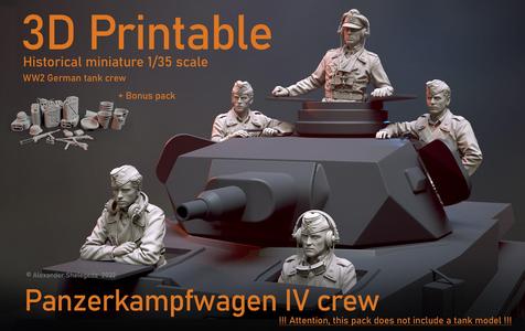 German Tank Crew 1 35 Scale