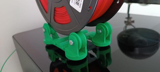 Adjustable spool holder