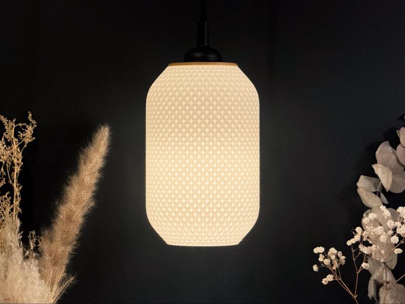Pendant Lamp Shade | 18cm Lantern, Checkerboard