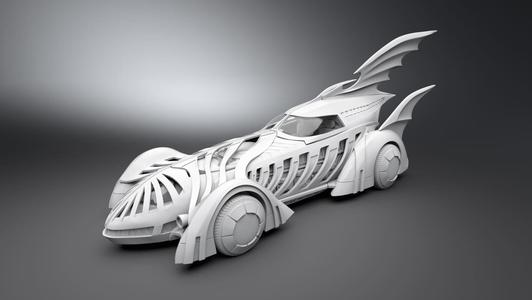 Batmobile 1995 forever scale model