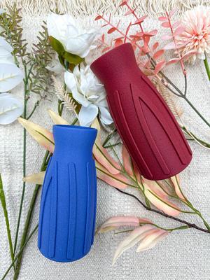 Twin Fuzzy Pattern Vase