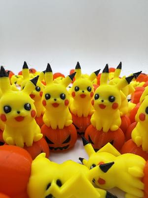 Halloween Pikachu Pokemon (3mf included, no support)