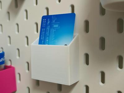 IKEA Pegboard Single-Slot Card Holder 54mm