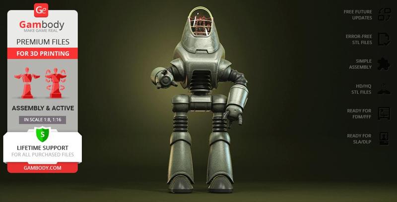 Protectron 3D Printing Model | Assembly + Action