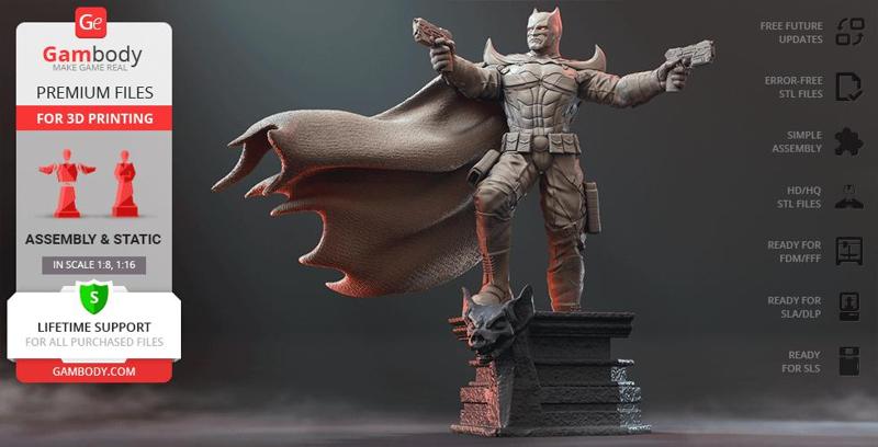 Batman Thomas Wayne 3D Printing Figurine | Assembly