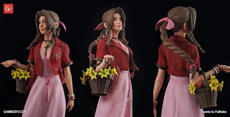 Aerith Gainsborough 3D Printing Figurine | Assembly