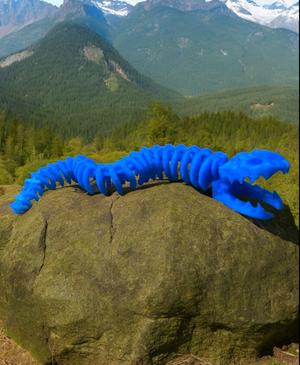 Articulated skeleton Snake