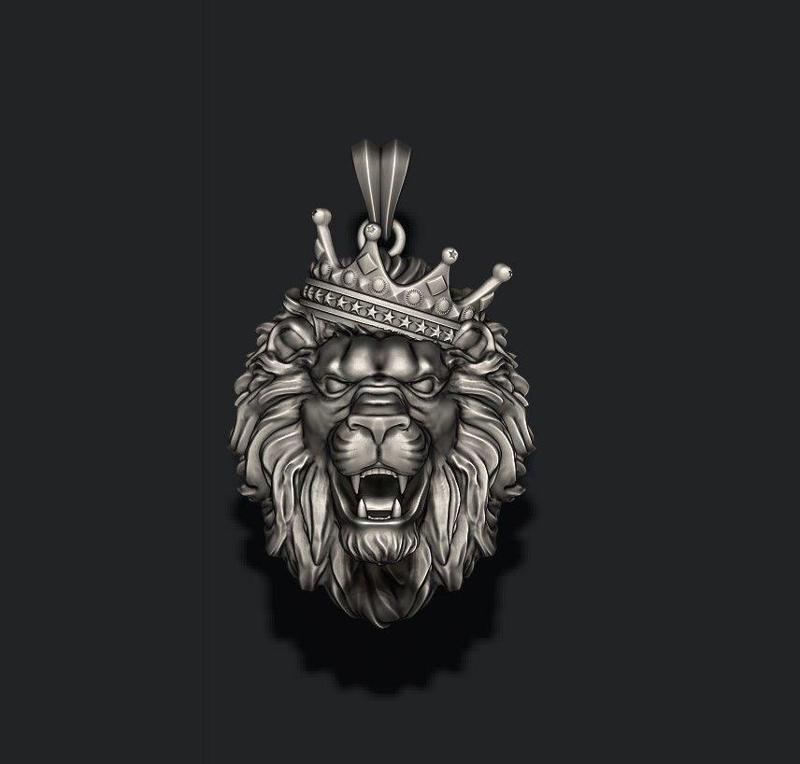 lion necklace pendant
