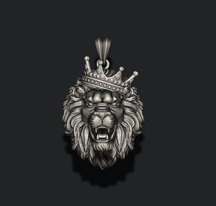 lion necklace pendant