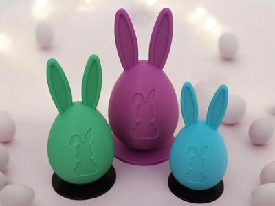 Easter Egg with Bunny Ears
