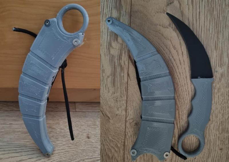 AOMP Project- An SOCP-like Karambit for airsoft