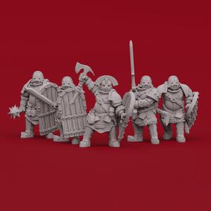 Pig Orc soldiers and Champion groupe 1