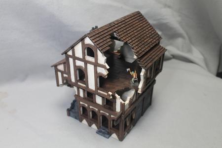 Doc’s Villagers Tavern Damaged Gaming Terrain