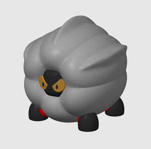 Shelgon Pokemon (No support, 3mf included)