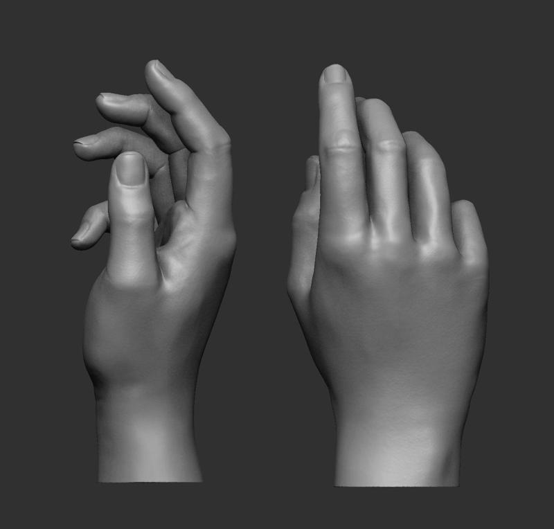 Female hand pose 2