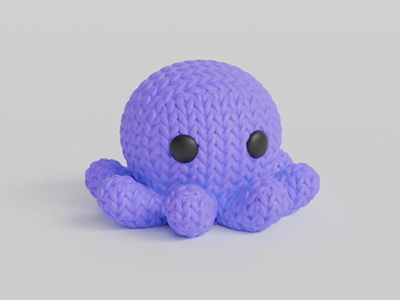 Knitted Octopus
