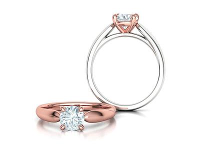 1ct Diamond Classic Solitaire Engagement ring 3d model