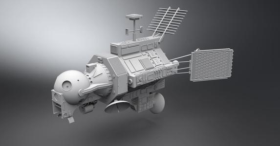 Space Intruder Detector Scale model