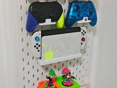 SwitchOled IKEA Pegboard Stand (IKEA)