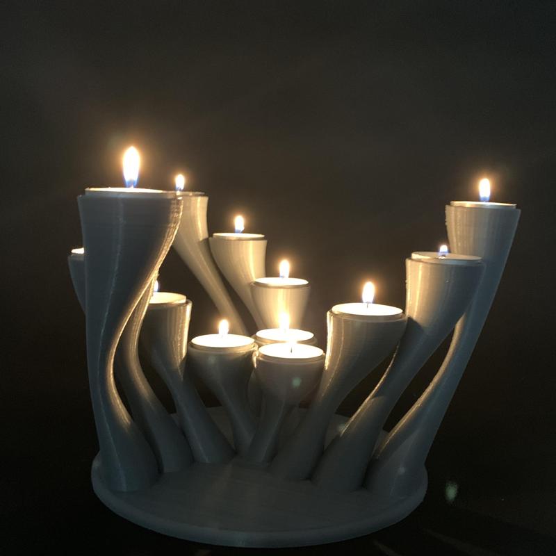 Cat-trois Candelabra