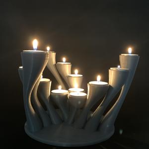 Cat-trois Candelabra