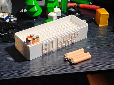 90 NERF ELITE Soft Bullet Storage Box
