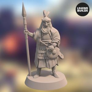 Empire of Jagrad Palace Guard – Pose 1 – 3D printable miniature – STL file