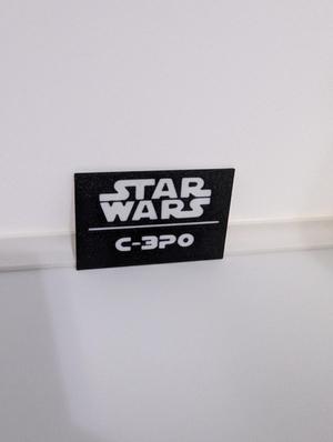 C-3P0 Multicolor Nameplates