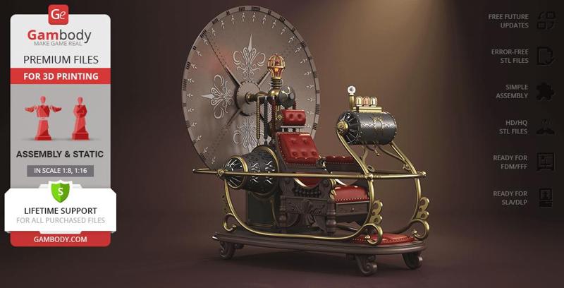The Time Machine 1960 3D Printing Model | Assembly