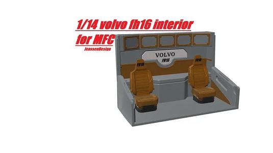 1/14 VOLVO FH 16 INTERIOR (for mfc)