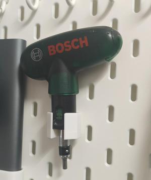 IKEA Pegboard – BOSCH Screwdriver Holder