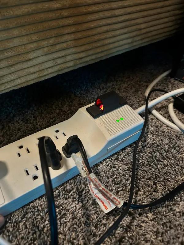 Power Strip Switch Cover