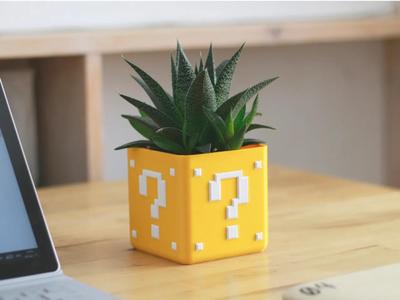 Mario Bros Planter – Single/Dual Extrusion Minimal Planter