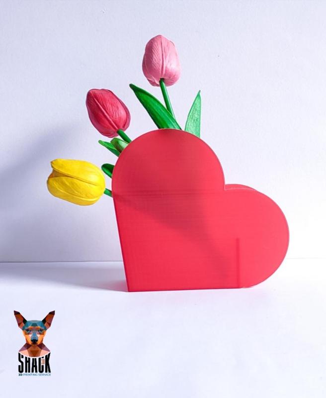 Heart-Shaped Vase