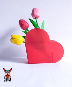 Heart-Shaped Vase