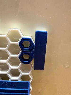 Honeycomb Storage Wall – Medium Command Strip Base